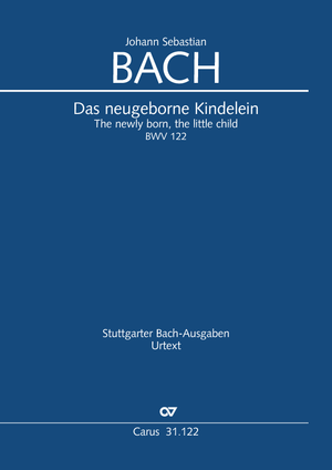 Das neugeborne Kindelein Cantate pour le dimanche après Noël Conducteur
