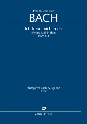Johann Sebastian Bach: My joy is all in thee - Sheet music | Carus-Verlag