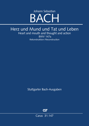Thumbnail: Johann Sebastian Bach / Uwe Wolf (arr.): Heart and mouth and thought and action
