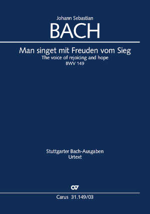 Johann Sebastian Bach: Man singet mit Freuden vom Sieg - Partition | Carus-Verlag