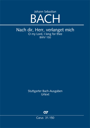 Johann Sebastian Bach: Nach dir, Herr, verlanget mich - Partition | Carus-Verlag