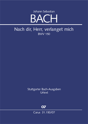 Johann Sebastian Bach: Nach dir, Herr, verlanget mich - Partition | Carus-Verlag