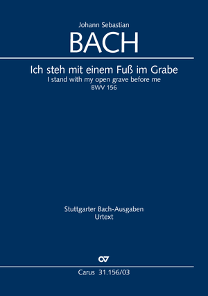 I stand with my open grave before me Cantata for the 3rd Sunday after Epiphany Vocal score