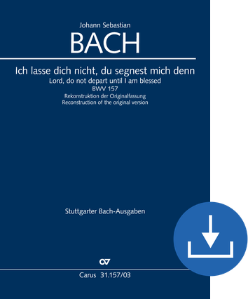 Lord, do not depart until I am blessed Cantata for funeral service / Purification of Mary. Reconstruction Klaus Hofmann Vocal score digital (download), pdf file