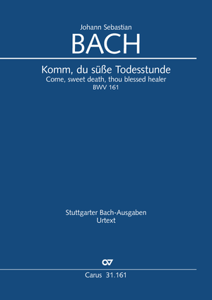 Komm, du süße Todesstunde Cantate pour le 16e dimanche après la Trinité Conducteur