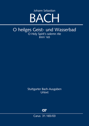 O Holy Spirit’s solemn rite Cantata for the Trinity Sunday Vocal score