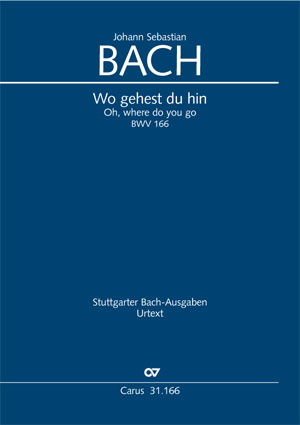 Johann Sebastian Bach: Wo gehest du hin - Noten | Carus-Verlag