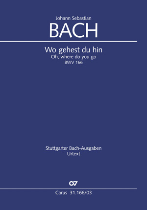 Oh, where do you go Cantata for the fourth Sunday after Easter Vocal score