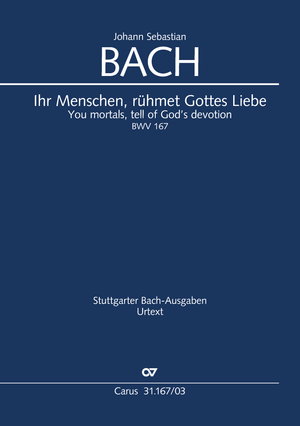 Ihr Menschen, rühmet Gottes Liebe Cantate pour la Saint-Jean Réduction piano-chant