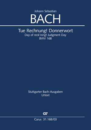 Day of reck’ning! Judgment day Cantata for the 9th Sunday after Trinity Vocal score