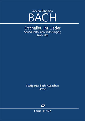 Johann Sebastian Bach: Sound forth, now with singing - Sheet music | Carus-Verlag