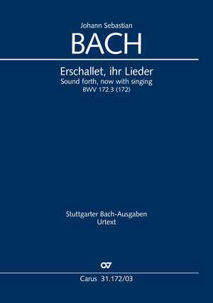 Erschallet, ihr Lieder Cantate pour le dimanche de Pentecôte Réduction piano-chant