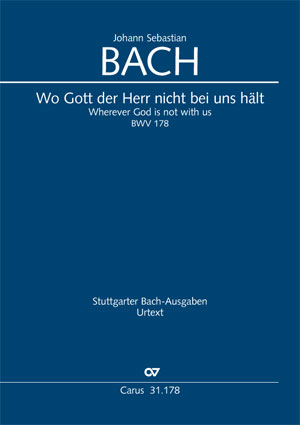 Johann Sebastian Bach: Wherever God is not with us - Sheet music | Carus-Verlag