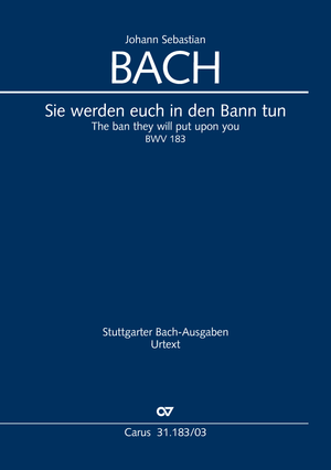 The ban they will put upoon you Cantata for the Sunday Exaudi Vocal score