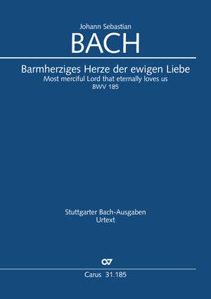 Johann Sebastian Bach Barmherziges Herze Der Ewigen Liebe Noten Chormusik Kaufen