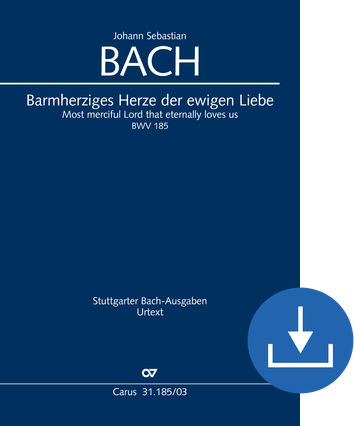 Barmherziges Herze der ewigen Liebe Cantate pour le 4ème dimanche après la Trinité Réduction piano-chant (téléchargement), fichier pdf