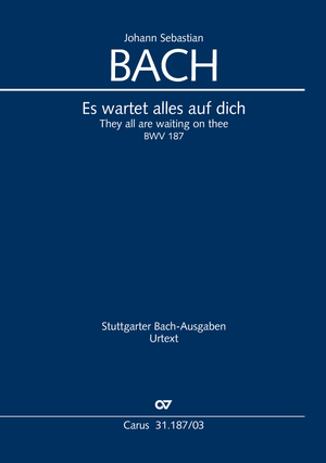 Es wartet alles auf dich Cantate pour le 7e dimanche après la Trinité Réduction piano-chant