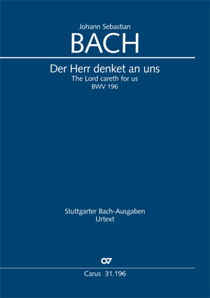 Johann Sebastian Bach: Der Herr denket an uns - Noten | Carus-Verlag