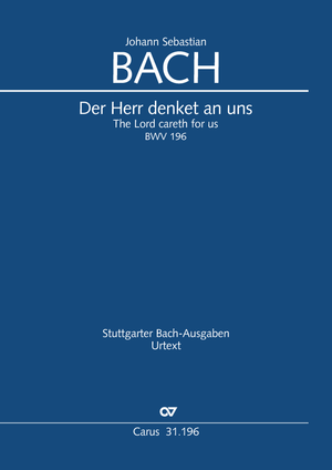 The Lord careth for us Cantata for a wedding Full score