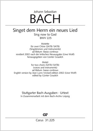 Johann Sebastian Bach: Singet dem Herrn ein neues Lied