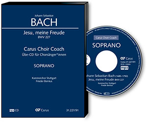 Johann Sebastian Bach: Jesu, my salvation - CD, Choir Coach, multimedia | Carus-Verlag