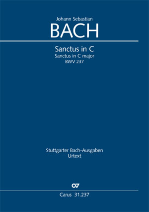 Johann Sebastian Bach: Sanctus in C - Noten | Carus-Verlag