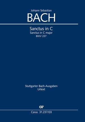 Sanctus in C major Vocal score