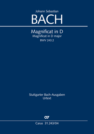 Magnificat in D Klavierauszug, mit Anhang