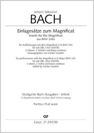 Thumbnail: Johann Sebastian Bach: Einlagesätze zum Magnificat aus BWV 243a