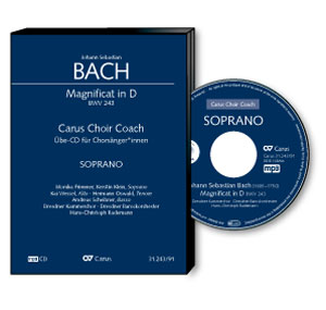 Johann Sebastian Bach: Magnificat in D major - CD, Choir Coach, multimedia | Carus-Verlag