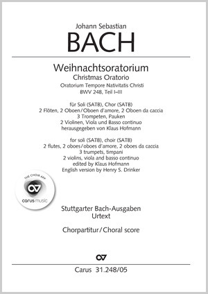 Johann Sebastian Bach: Weihnachtsoratorium (Teile I-III) - Noten | Carus-Verlag