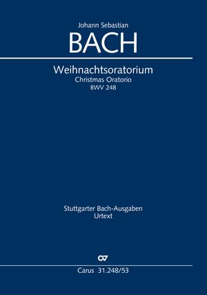 Christmas Oratorio (Part I-VI) Vocal score, Parts I-VI, German/English