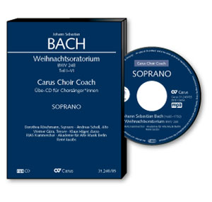 Johann Sebastian Bach: Christmas Oratorio - CD, Choir Coach, multimedia | Carus-Verlag