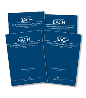 Johann Sebastian Bach: Die Blockflötenpartien der Vokalwerke, 4 Bände, BWV 175–249, Anhang - Noten | Carus-Verlag