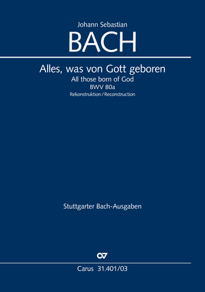 Alles, was von Gott geboren Reconstruction de Klaus Hofmann Réduction piano-chant