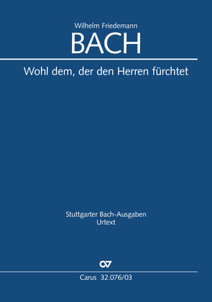 Wohl dem, der den Herren fürchtet Vocal score