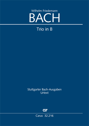 Trio in B flat Major Partition, avec quatre parties