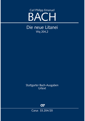 Carl Philipp Emanuel Bach: Die neue Litanei - Noten | Carus-Verlag