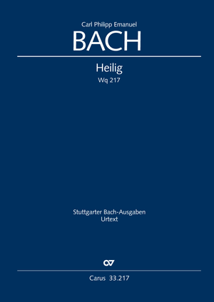 Carl Philipp Emanuel Bach: Heilig - Noten | Carus-Verlag