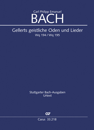 Thumbnail: Carl Philipp Emanuel Bach: Sacred Odes and Songs (Gellert)