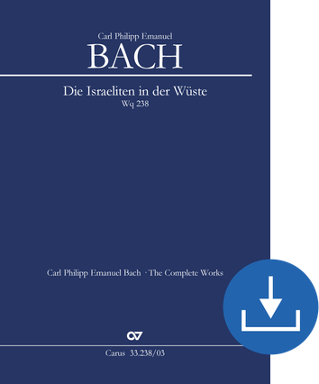 The Israelites in the Wilderness Oratorio Vocal score digital (download), pdf file