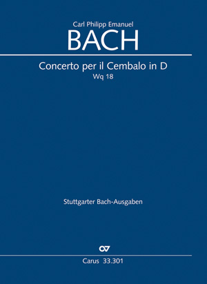 Carl Philipp Emanuel Bach: Concerto per il Cembalo in D
