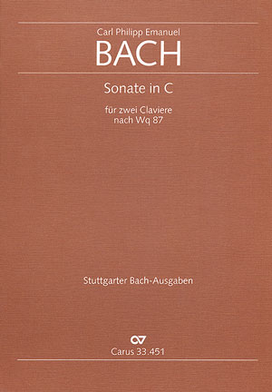 Carl Philipp Emanuel Bach: Sonate in C - Noten | Carus-Verlag
