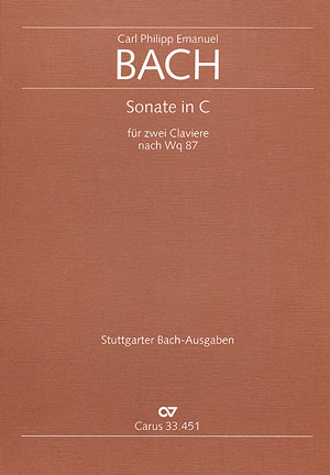 Sonata in C major Score, First edition