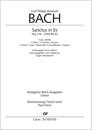 Sanctus in Es Klavierauszug