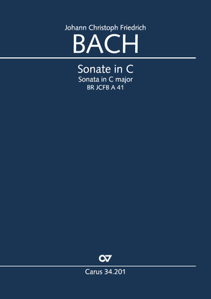 Johann Christoph Friedrich Bach: Sonate in C - Noten | Carus-Verlag