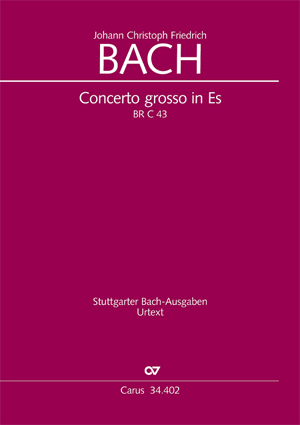 Thumbnail: Johann Christoph Friedrich Bach: Concerto grosso per il Cembalo o Pianoforte (Concerto grosso für Cembalo oder Klavier)