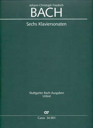 Sechs Sonaten Partitur, Erstausgabe