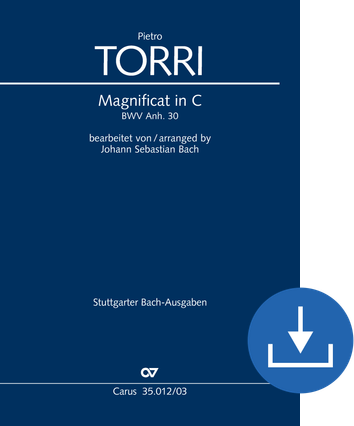 Magnificat in C major arranged by Johann Sebastian Bach Vocal score digital (download), pdf file