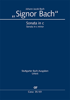 "Signor" Bach: Sonata in C minor - Sheet music | Carus-Verlag